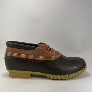 LL Bean Maine Hunting Shoe Men 9 Narrow GN Brown Low Top Duck Boots VTG USA GUC L.L. Bean | Shoes | Ll Bean Maine Hunting Shoe Men 9 Narrow  main image 2